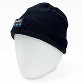 MiniBand Bluetooth Music Beanie – USB-C Rechargeable, Stretch Fabric, Removable Module, 10h Battery Life